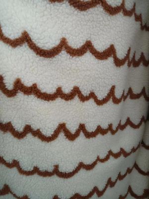 Jacquard 100% poliester Sherpa tkanina faux 150cm regulowany 340GSM