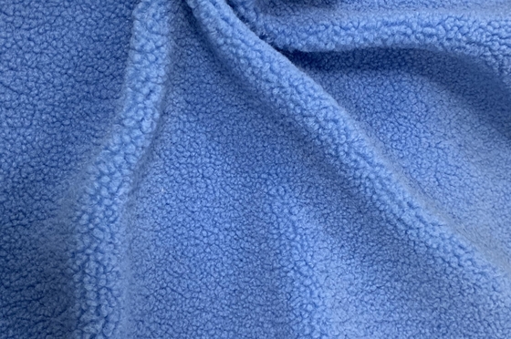 100% poliester 150 cm CW lub regulowana tkanina Faux Sherpa o gramaturze 300 g / m2