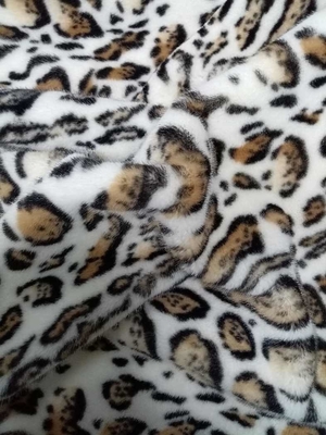 680GSM Leopard Print Tkanina poliestrowa dla wyjątkowej mody 100% Tkanina poliestrowa