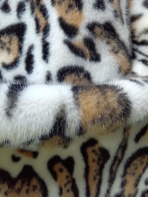 680GSM Leopard Print Tkanina poliestrowa dla wyjątkowej mody 100% Tkanina poliestrowa